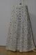 White Cotton Lehanga w/ Blouse & Stole