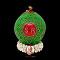 Decorated Coconut w/ Traditional Theme Decor