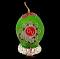 Decorated Coconut w/ Artwork for Wedding
