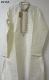 Elegant Traditional Ivory Tussore Kurta Pajama Set Size Medium 38 #4581154