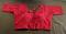 Chikankari Embroidery Readymade Saree Blouse (Red)