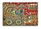 Kalamkari Epic Canvas Painting Of Krishan and Arjuna