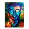 Abstract Buddha Painting On Canvas