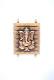 Terracotta Wood Frame - Golden-Brown Ganesha 9.5" Terracotta Wood Frame - Golden-Brown Ganesha 9.5"
