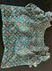Green Stitched Blouse, Pure Georgette w/ Heavy Digital Print & Frill Work Green Stitched Blouse, Pure Georgette w/ Heavy Digital Print & Frill Work
