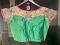 Size 40 Green Silk Cotton with Net Design Blouse Size 40 Green Silk Cotton with Net Design Blouse