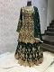 Lehenga Choli Green Georgette Bridal Lehenga Set (Large) #5801204