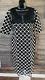 Black White Pure Cotton Embroidery Work Kurti (L)