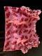 Peach Pink Pure Georgette Heavy Digital Print Frill Work Blouse (S) Peach Pink Pure Georgette Heavy Digital Print Frill Work Blouse (S)