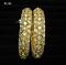 Bangles / Kada - Indian Designer Golden Bangles Size - 2.6 Bangles / Kada - Indian Designer Golden Bangles Size - 2.6