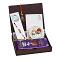 UtsaWe GIFT HAMPER  - Adorable Couple Rakhi With white Beads