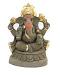 Pure Clay (Mitti) Ganpati Murti for Ganesh Chaturthi Puja Visarjan 6" Pure Clay (Mitti) Ganpati Murti for Ganesh Chaturthi Puja Visarjan 6"