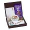 UtsaWe GIFT HAMPER - Ganesh Ji Rakhi With Rudraksha Beads