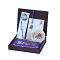 UtsaWe GIFT HAMPER - Couple Evil-Eye Rakhi with Polished Crystal Beads