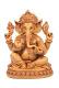 Ganesha Large Wooden Finish Marbledust Idol 11"