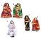 Handmade Rajasthani Fabric Kopa Navarathri Doll 6" Handmade Rajasthani Fabric Kopa Navarathri Doll 6"