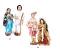 Handmade Rajasthani Fabric Couple Navarathri Doll Handmade Rajasthani Fabric Couple Navarathri Doll