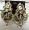 Earrings 3051336 Indian Designer Earrings Golden CZ Stones Shieno Sarees Earrings 3051336 Indian Designer Earrings Golden CZ Stones Shieno Sarees