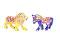 HANDPAINTED MEENAKARI METAL MINI HORSE & LION