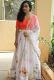 Festive Floral Design Off White / Orangle Lehenga Festive Floral Design Off White / Orangle Lehenga