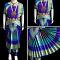 BHARATANATYAM | 30-INCH PANT | PURPLE BLUE CLASSICAL DANCE JEWELRY BHARATANATYAM | 30-INCH PANT | PURPLE BLUE CLASSICAL DANCE JEWELRY