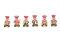 Banarasi Wood Music Man Set - Red