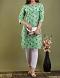Cotton Tunic Green Color Printed Cotton Kurti S-M-L-XL Size Kurti #6201679
