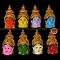 GODDESS ASHTALAKSHMI DURGA DEVI FACES | CLASSICAL DANCE JEWELRY