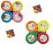 48 Pcs Fancy Festive Design 3.5" Diwali Clay Diya