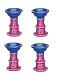 Traditionally Crafted Fancy Tall Diwali Clay Diya 4" - Set of 4 Pcs Traditionally Crafted Fancy Tall Diwali Clay Diya 4" - Set of 4 Pcs
