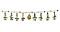 Traditional Bead Work Door Hanging Garland / Toran  / Diwali Decor 36"
