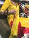 Yellow Red Silk Gold Zari Salwar Kameez Dupatta (Small) #6381469