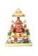 Rajasthani Wood Red Chowki Ganesha