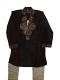 Kids & Teen Boys Churidar Kurta In Chocolate & Black