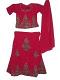 Ghagra Choli For Teens & Kids, Hot-Pink Dressy Indian Suit Ghagra Choli For Teens & Kids, Hot-Pink Dressy Indian Suit