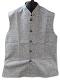 Khadi Plain Sleeveless Jacket (Bandi, Modi Jacket) # 3