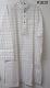Men's White Cotton Pink Checks Kurta Pajama Set (Medium)
