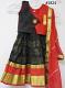 Girls Red Black Golden Detail Lehanga Choli Size 20, 2 Years #4851826