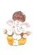 COLOURFUL GANESHA IDOL - SMALL