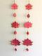 Set of 2 Lotus wall hangings Lotus decorations Lotus for yoga room Set of 2 Lotus wall hangings Lotus decorations Lotus for yoga room