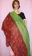 Bandhani Tie Dye Red Chiffon Dupatta Chunni #317