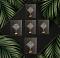 Set of 5 Paper Cutout kolam backdrop decorations