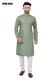 Traditional Indian Outfit, Men's Green digital printed Kurta Pajama Traditional Indian Outfit, Men's Green digital printed Kurta Pajama