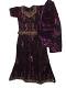 Satin Lehenga Choli For Kids & Teens In Aubergine Color