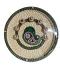 Beautiful Green Aarti Thali with Cream Base - 10.75" Beautiful Green Aarti Thali with Cream Base - 10.75"