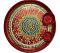 Traditional Red Aarti Thali with Indian Design and Accessories - 11 Inches