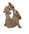 Adorable White Rabbit Parent-Child Statue for Home Decor Adorable White Rabbit Parent-Child Statue for Home Decor