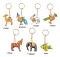 Wood Orissa Animal / Bird Key Ring 