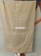 Pants 8687 Beige Corduroy Large Size Women Pants