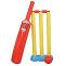 Plastic Cricket Set for Kids w/ Cricket Bat, Stumps & Ball Plastic Cricket Set for Kids w/ Cricket Bat, Stumps & Ball